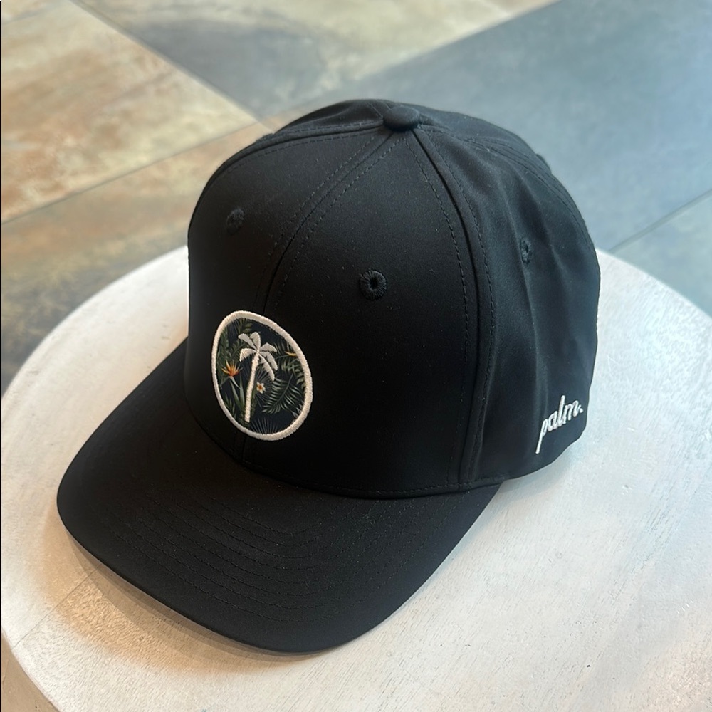 Palm Golf Co. - Black Palm Logo Embroidered Cap